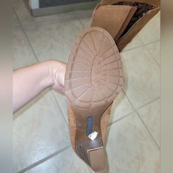 Timberland high heel leather suede boots Size 6.5 NWOT - Picture 7 of 10